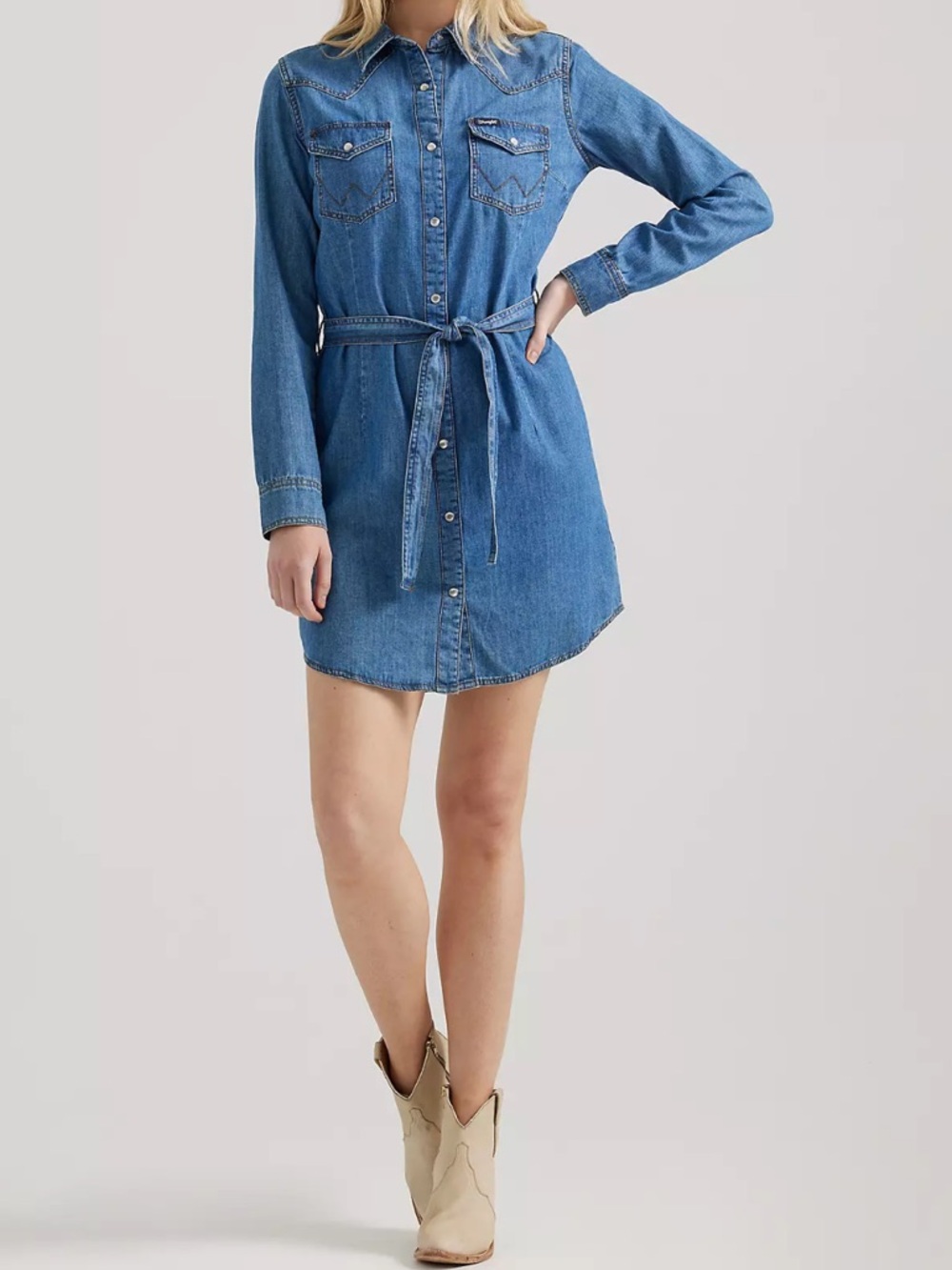 NWOT Wrangler Retro Denim Shirt Dress
